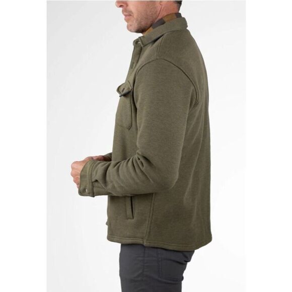 TAILOR VINTAGE 🎉HP🎉 NWT - M Sz S/Sherpa Fleece Shirt Jacket/Forest Night Heather - Picture 13 of 16
